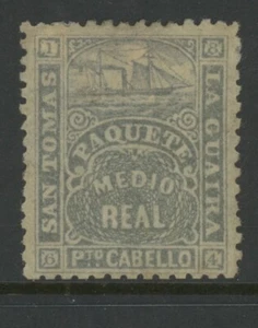 INDIAS OCCIDENTALES DANESAS, COMO NUEVAS, #.5¢ REAL, NG, GRIS, PAQUETE, PUERTO CABELLO - Imagen 1 de 1