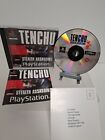 TENCH STEALTH ASSASSINS SONY PLAYSTATION 1 GAME BLACK LABEL WITH MANUAL CLEAN