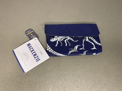 New Pottery Barn Kids Mackenzie GLOW IN THE DARK Dino Dinosaur Snack Food Bag - Image 1 of 3