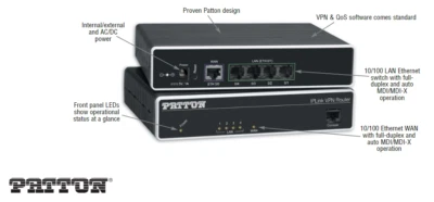 Patton IPLink 2805/EUI Managed VPN Router (pair) New-old stock. - Image 1 of 4
