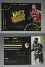 2016 Panini Black Gold Collegiate Rated Symbols /199 Yogi Ferrell #15 Rookie RC