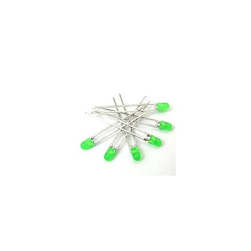 [50pcs] HLMP-1790 LED 3mm Green THT RADIAL - Image 1 of 1