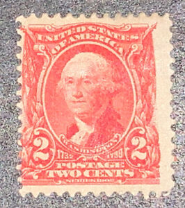 Travelstamps: 1902-1903 US Stamps Scott #301 Mint, Hinged, Original Gum, HH