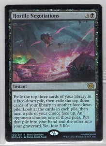 1x Hostile Negotiations *Foil* - The Brothers' War - Near Mint - Imagen 1 de 1