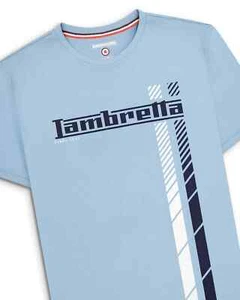 Mens Lambretta T-Shirt Striped Tee Casual Mod Ska Classic T-Shirt Sizes M to 4XL - Picture 1 of 7