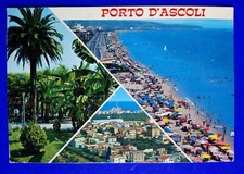???? CARTOLINA FOTO PORTO D'ASCOLI VEDUTINE SAN BENEDETTO DEL TRONTO SPIAGGIA ????