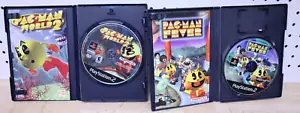 Nice Working Set of Pac-Man Fever & World 2 *CIB W/ Manuals * VGC* Black Labels - Picture 1 of 3