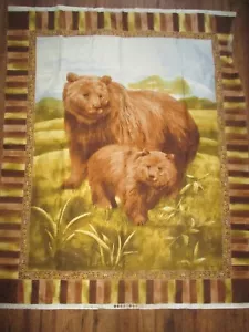 Pannello in tessuto APPENDIBILE A PARETE MAMMA & BAMBINO ORSO VINTAGE - ANNI '90 - Foto 1 di 2