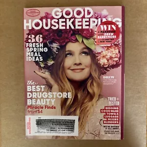 Good Housekeeping Magazine May 2016 Drew Barrymore 36 Fresh Spring Meal Ideas - Picture 1 of 4