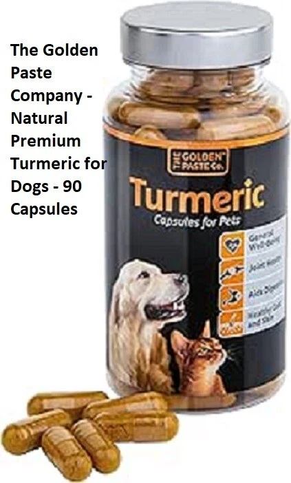THE GOLDEN PASTE CO. Golden Paste Company Turmeric Capsules for Dogs | Dogs | Joints & Bones90Capsule
