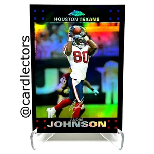 2007 Topps Chrome Football ANDRE JOHNSON #TC24 Silver Refractor Parallel TEXANS - Picture 1 of 2