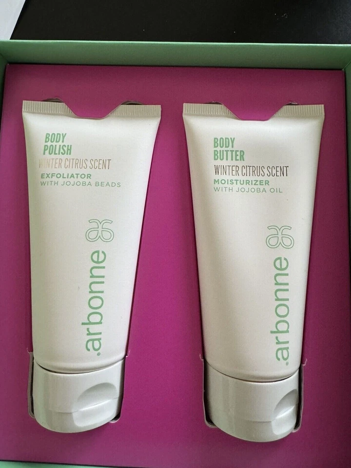 **NUEVO** Juego de cuerpo Arbonne Winter Citrus - Exfoliante/Manteca Corporal **ENVÍO GRATUITO** Foto 1 de 2