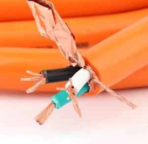 1M Power Cable Hi-end OFC Pure Red Copper Bulk Cable for HiFI Audio Signal Line - Picture 1 of 7