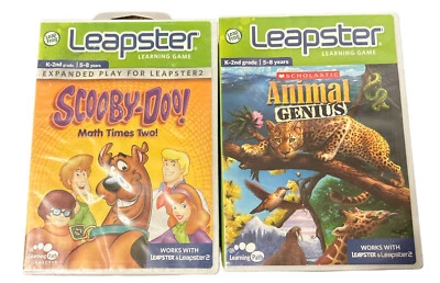 Leap Frog Games Scooby Doo and Animal Genius Learning 5-8 Years NEW - Image 1 of 2