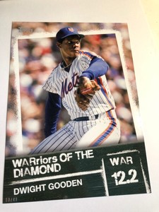 2020 Topps WARriors of the Diamond Jumbo 5x7 Dwight Gooden Mets WOD20 04/49