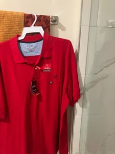 Chaps Ralph Lauren red everyday  polo golf  Shirt  men's 4XB 4xl big   NWT NEW - Picture 1 of 4