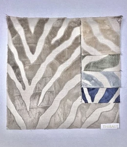 Thibaut Etosha Fabric Sample Set Animal Print Velvet - Picture 1 of 4