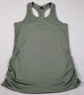 Camiseta sin mangas SKECHERS para mujer mediana M negra gris a rayas sin mangas cuello redondo Foto 1 de 4