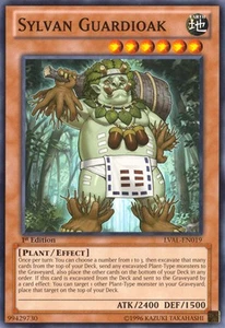 Sylvan Guardioak Common Legacy of the Valiant YuGiOh Card - Picture 1 of 1