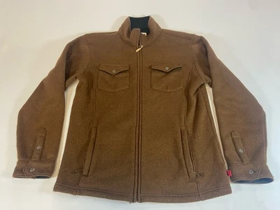 Mountain Khakis Jacket Men’s Large Brown Full Zip Fleece Hiking Outdoors - Image 1 of 4