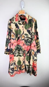 Megan Salmon "Hibiscus Peel" lightweight jacket size XL/Uk16 BNWT - Bild 1 von 13