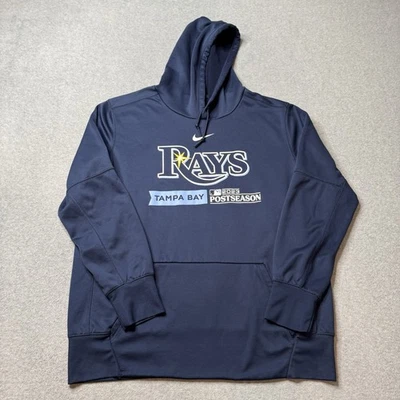 Nike Tampa Bay Rays Sudadera Para Hombres XL Azul Sudadera con Capucha Béisbol MLB Performance Foto 1 de 4