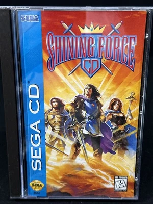 Shining Force CD Sega CD, 1994, Complete in Box with Registration Card - Image 1 of 4