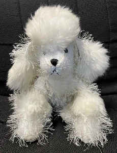 Ganz Webkinz White Poodle Plush HM014 - Stuffed Animal Puppy Dog - No Code - Picture 1 of 7