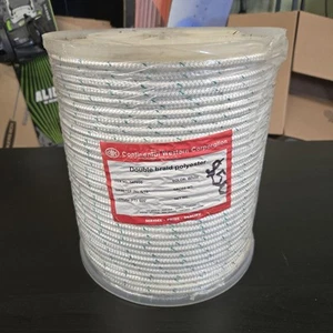 Continental Western Double Braid Polyester Rope - 5/16" x 600' White - Picture 1 of 2