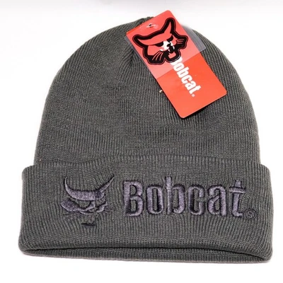 Gorro de invierno acrílico Bobcat OSFM con logotipo bordado adulto talla única - gris Foto 1 de 3