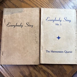 Everybody Sing By The Harmoneers Quartet Taschenbuch Gospel Radiosender WEAS - Bild 1 von 14