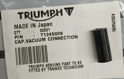 2005-2024 Triumph Street Triple Daytona 675 Vacuum Cap T1245009 - Image 1 of 4