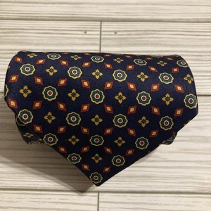 ANDREA VISCONTI Krawatte Mehrfarbig Geometrisch 100% Seide Made In Italy - Bild 1 von 5