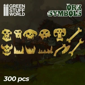 Green Stuff World Ork Runes and Symbols New - Picture 1 of 3