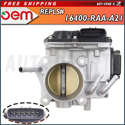 Throttle Body For Honda 2006-2007 Accord 2 Door 2.4L & 2007-2011 Element Foto 1 de 4