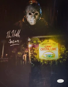 Foto auténtica firmada por Kane Hodder 11x14 con certificado de autenticidad JSA viernes 13 - Imagen 1 de 2