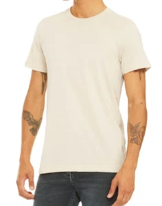 Bella + Canvas Unisex T Shirt Short-Sleeve MEDIUM 100% Cotton Jersey Tee 3001C - Picture 1 of 2