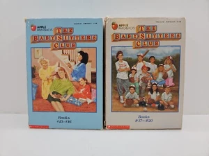 VTG The Baby-Sitters Club Books #13-20...2 Box Sets with 8 books Ann Martin RARE - Picture 1 of 5