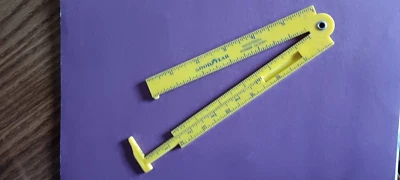 Regla/herramienta de pinza publicitaria Goodyear Industrial Rubber de colección HECHA EN EE. UU. Foto 1 de 4