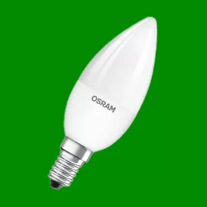 3x 4.9W (=40W) Osram LED Pearl Candle 2700K Light Bulbs SES E14 Small Screw Lamp - Picture 1 of 1