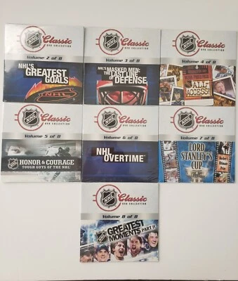 2007 NHL Classic DVD Set - Volumune 2-8, New Sealed - Image 1 of 2