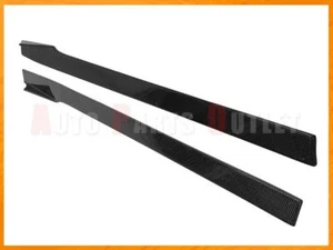 MTC Style Carbon Fiber Side Skirt Add-on Lip For 2016-2017 BMW F87 M2 Only - Picture 1 of 3