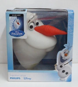 Frozen Disney - Olaf Lampada - Luce notturna 3D Led Light con Adesivo Ghiacci... - Foto 1 di 13