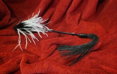 *NEW* Pure Romance TICKLE & WHIP ~ Double-ended Combo Tickler/Flogger ~ BDSM Toy
