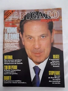 Le Figaro Magazine n.13457 Decembre 1987 L'Homme de l'annee Charles Pasqua  - Picture 1 of 1