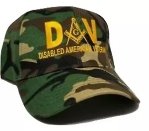 Gorra de béisbol Mason DAV camuflaje masones sombrero masónico masones brújula cuadrada - Imagen 1 de 4