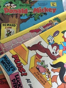 bm3h One Comic Only walt disneys donald and mickey comic 1973 october 13th - Picture 1 of 1