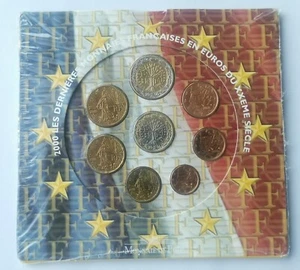 FRANCE 2000 Euro Mint Set Millennium Monnaie de Paris KM MS19 Original Sealed - Picture 1 of 2