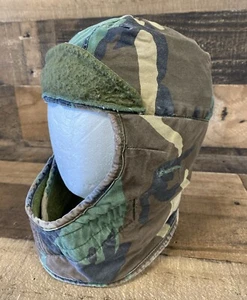 Gorra aislante para clima frío edición militar de Estados Unidos forro de casco camuflaje talla 7 - Imagen 1 de 8