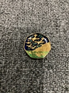 1994 ROYAL NEUWERTIG EMAILLIERT 50P FIFTY PENCE 50th Anniversary D DAY Normandie Münze. - Bild 1 von 4